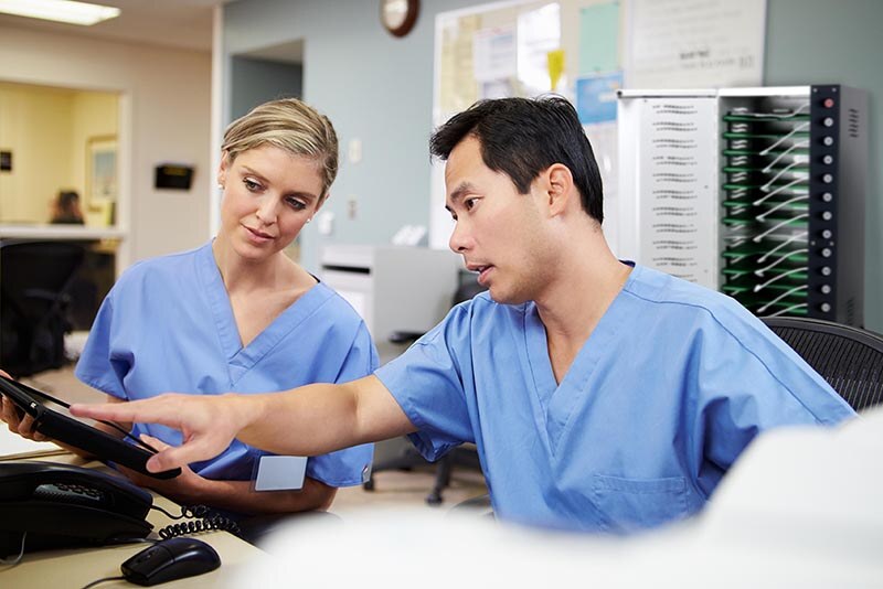 The use of tablet in the medical / healthcare industry to improve workflow